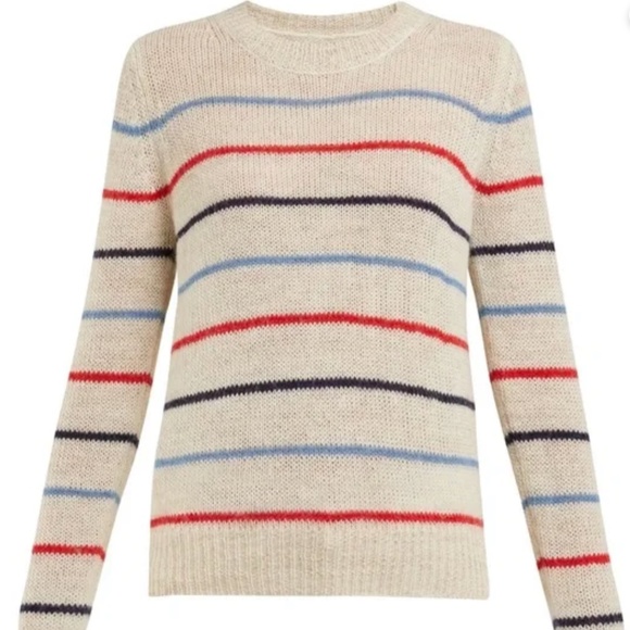 Étoile Isabel Marant GIAN Striped Crew Neck Sweater Size: XSUS2, FR34